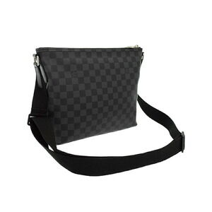 Louis Vuitton Damier Graphite Mick Shoulder Bag Black